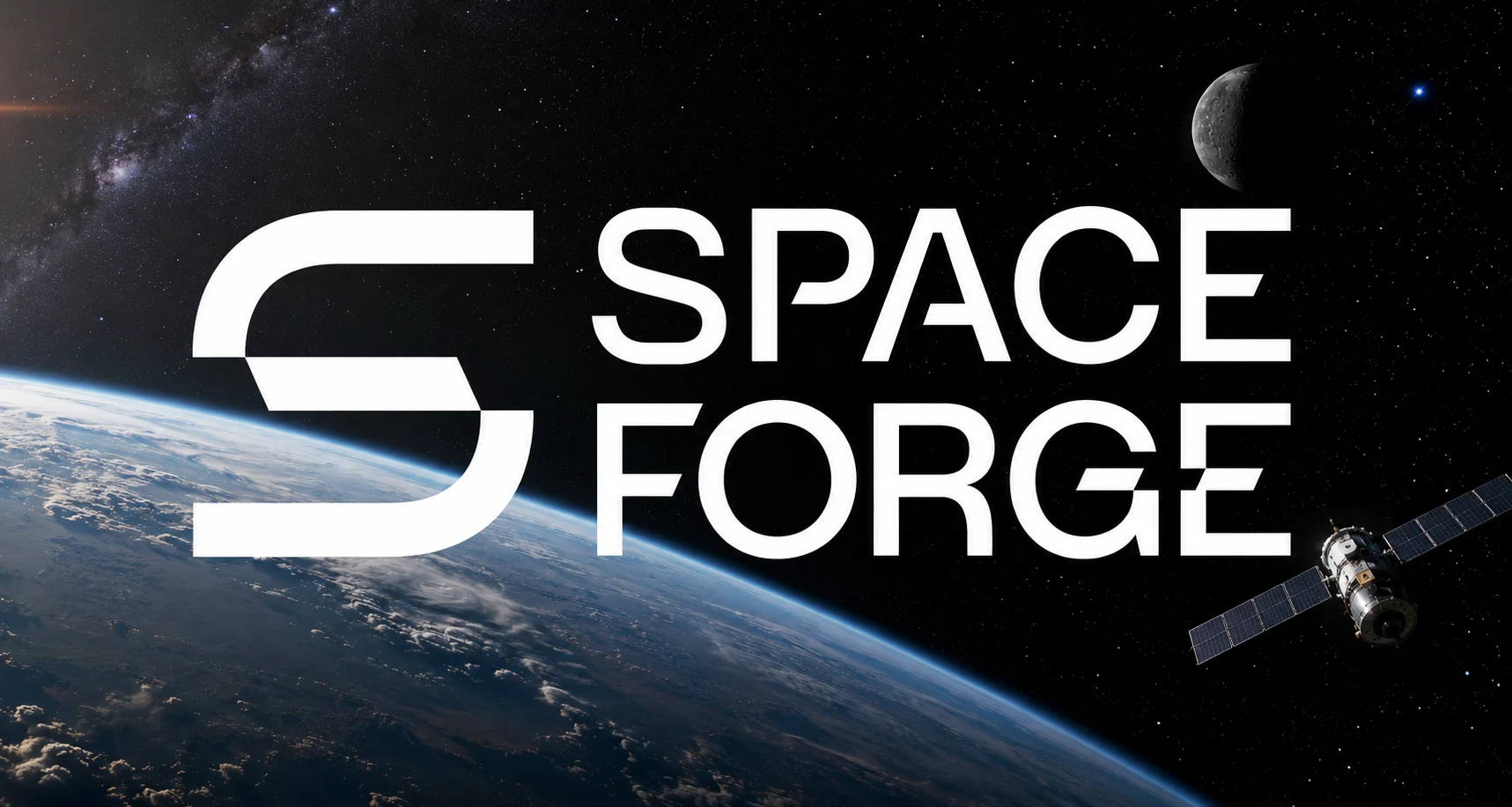 Space Forge branding pro orbitální výrobu a materiálové inovace